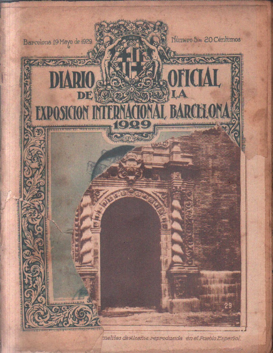 DIARIO OFICIAL DE LA EXPOSICIÓN INTERNACIONAL. BARCELONA 1929. Nº 5