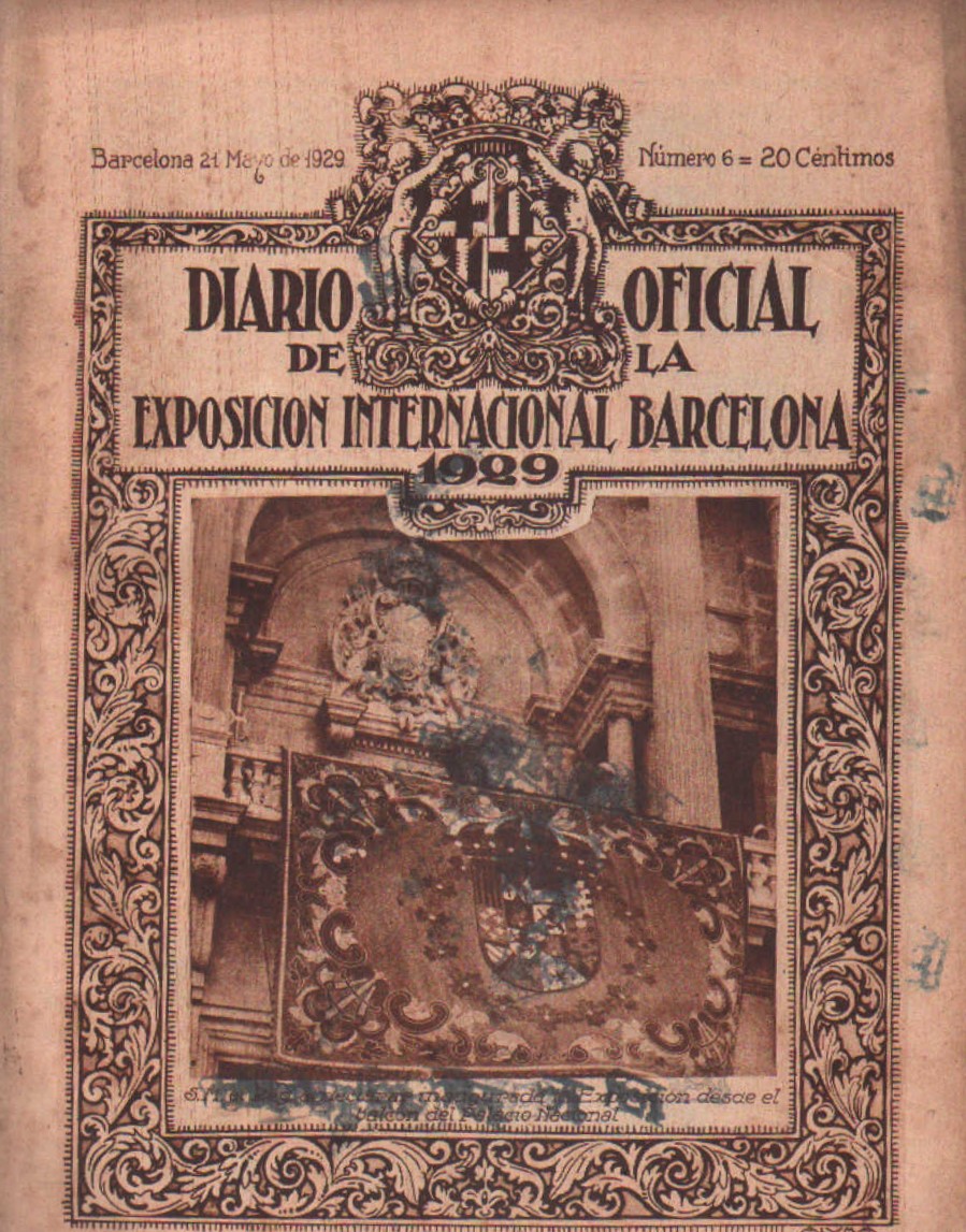 DIARIO OFICIAL DE LA EXPOSICIÓN INTERNACIONAL. BARCELONA 1929. Nº 6