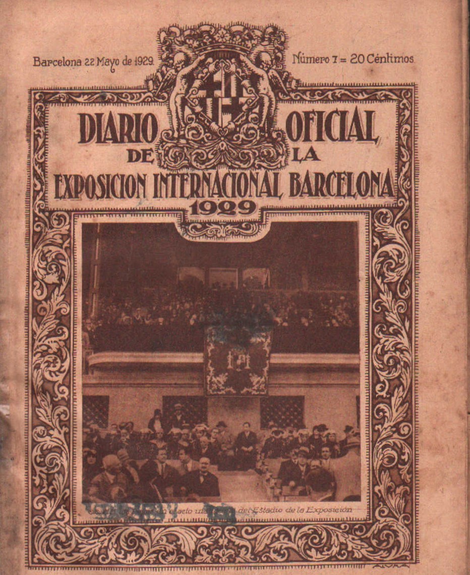 DIARIO OFICIAL DE LA EXPOSICIÓN INTERNACIONAL. BARCELONA 1929. Nº 7