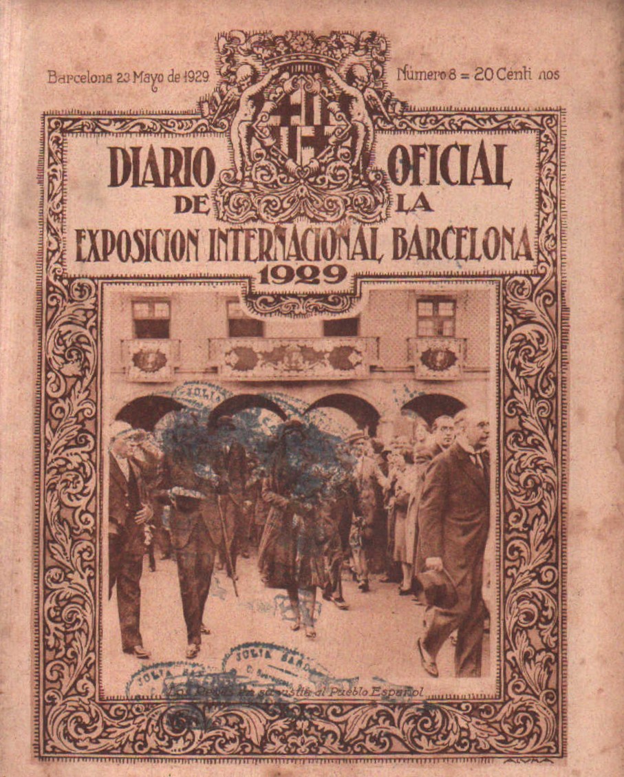DIARIO OFICIAL DE LA EXPOSICIÓN INTERNACIONAL. BARCELONA 1929. Nº 8