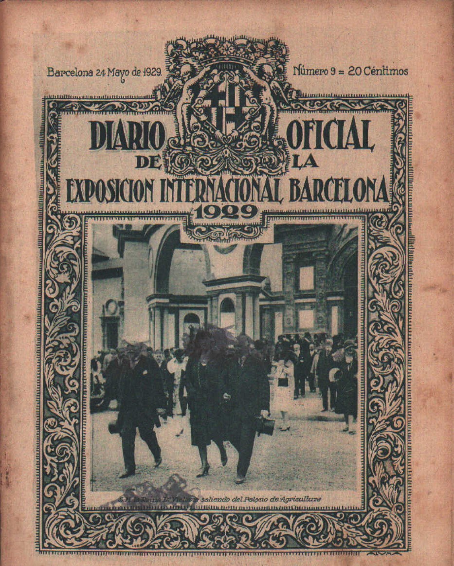 DIARIO OFICIAL DE LA EXPOSICIÓN INTERNACIONAL. BARCELONA 1929. Nº 9