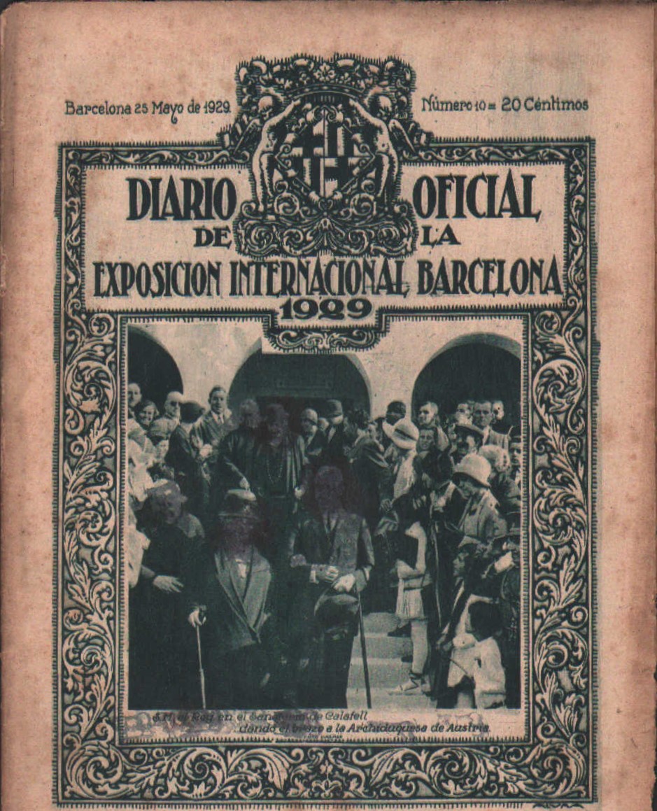 DIARIO OFICIAL DE LA EXPOSICIÓN INTERNACIONAL. BARCELONA 1929. Nº 10