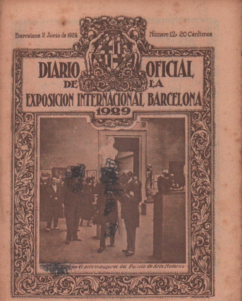 DIARIO OFICIAL DE LA EXPOSICIÓN INTERNACIONAL. BARCELONA 1929. Nº 12