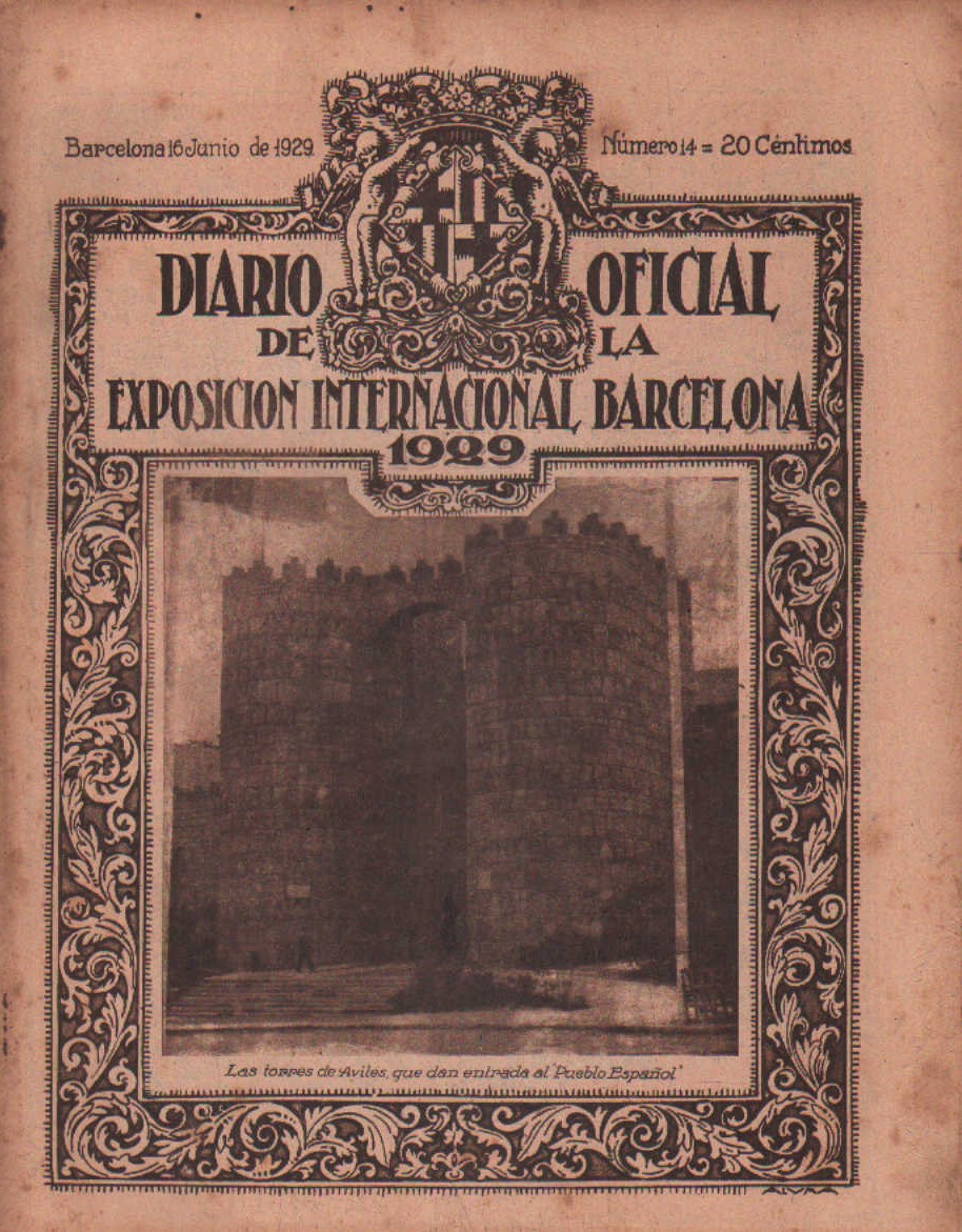 DIARIO OFICIAL DE LA EXPOSICIÓN INTERNACIONAL. BARCELONA 1929. Nº 14