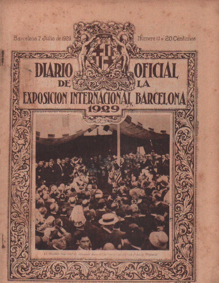 DIARIO OFICIAL DE LA EXPOSICIÓN INTERNACIONAL. BARCELONA 1929. Nº 17