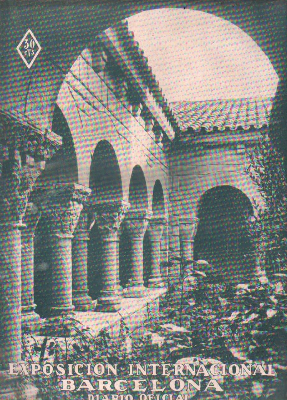 EXPOSICIÓN INTERNACIONAL DE BARCELONA, DIARIO OFICIAL. 17 DE AGOSTO 1929. Nº 23