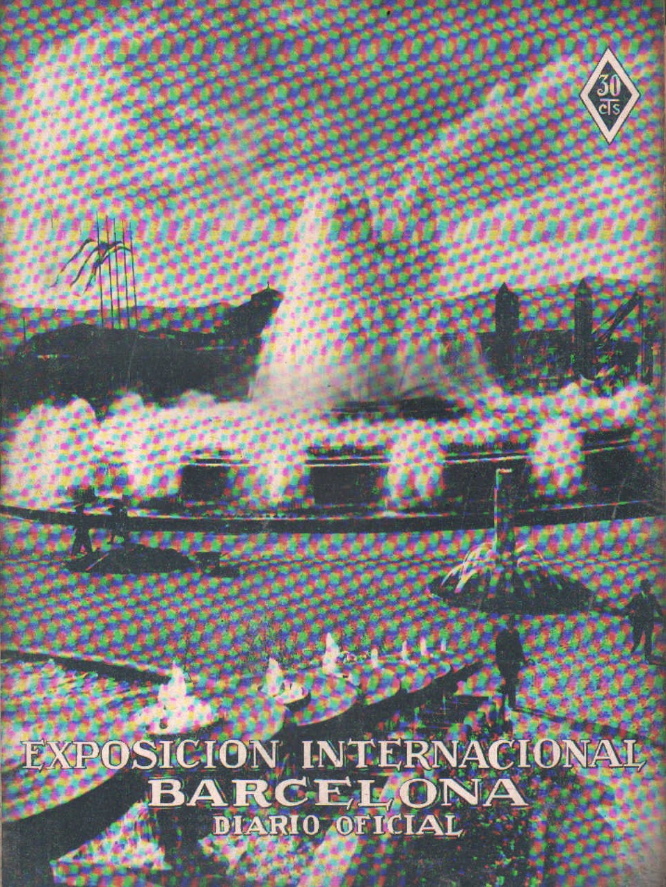 EXPOSICIÓN INTERNACIONAL DE BARCELONA, DIARIO OFICIAL. 31 DE AGOSTO 1929. Nº 25