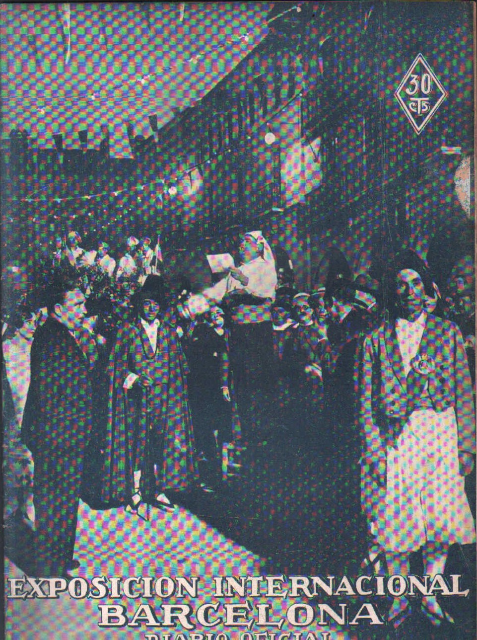 EXPOSICIÓN INTERNACIONAL DE BARCELONA, DIARIO OFICIAL. 19 DE OCTUBRE 1929. Nº 33