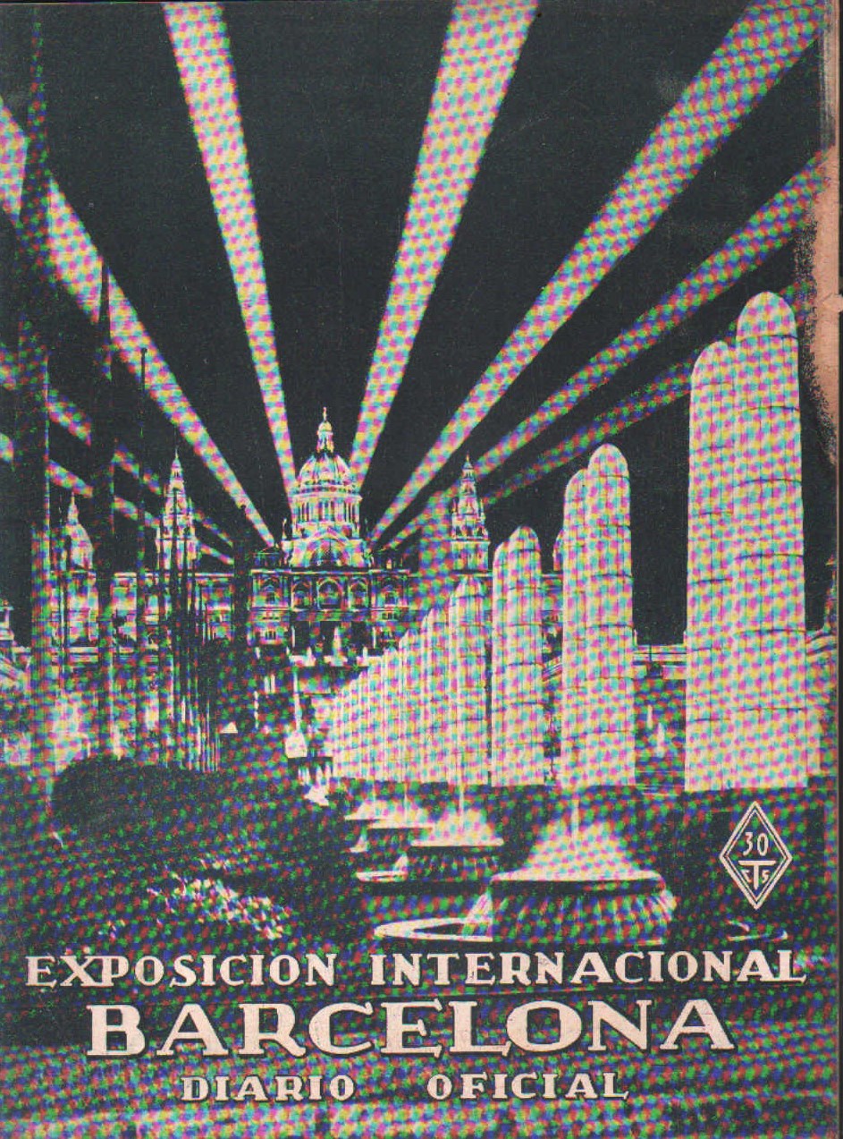 EXPOSICIÓN INTERNACIONAL DE BARCELONA, DIARIO OFICIAL. 23 DE NOVIEMBRE 1929. Nº 38