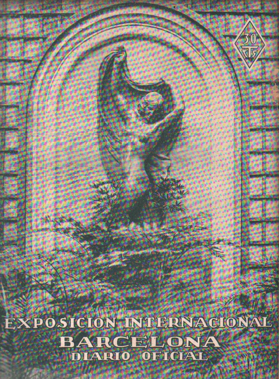 EXPOSICIÓN INTERNACIONAL DE BARCELONA, DIARIO OFICIAL. 30 DE NOVIEMBRE 1929. Nº 39