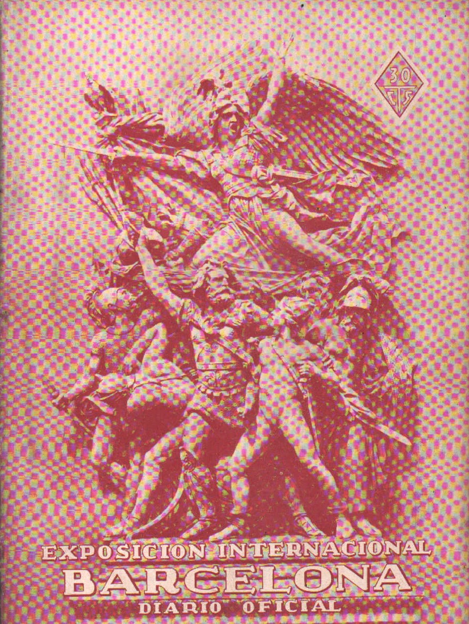 EXPOSICIÓN INTERNACIONAL DE BARCELONA, DIARIO OFICIAL. 7 DE DICIEMBRE 1929. Nº 40