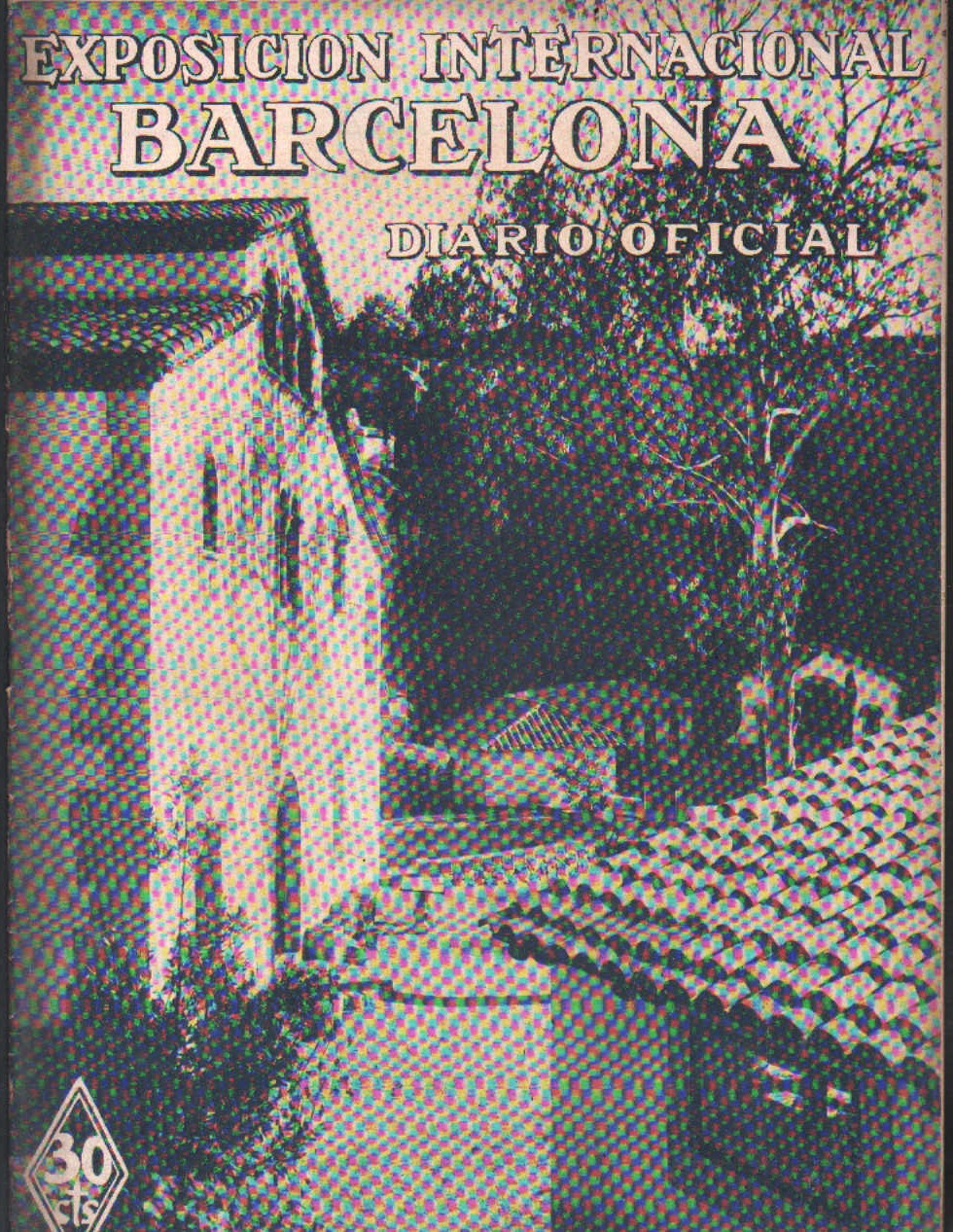 EXPOSICIÓN INTERNACIONAL DE BARCELONA, DIARIO OFICIAL. 4 DE ENERO 1930. Nº 44
