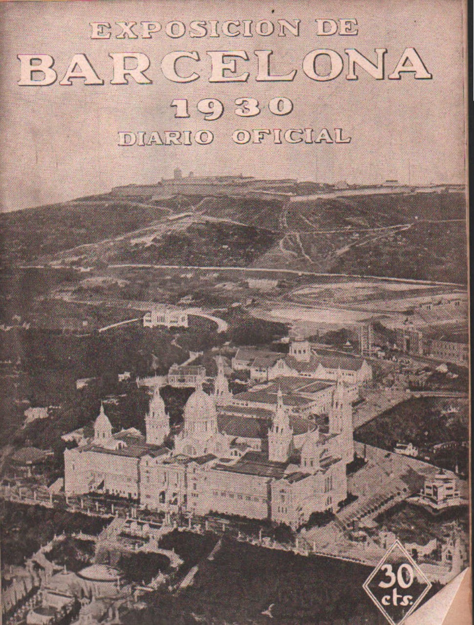 EXPOSICIÓN INTERNACIONAL DE BARCELONA, DIARIO OFICIAL. 15 DE MARZO 1930. Nº 54
