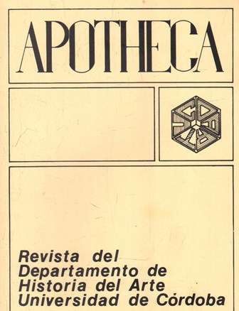 APOTHECA. REVISTA DEL DEPARTAMENTO DE HISTORIA DEL ARTE. UNIVERSIDAD DE CORDOBA