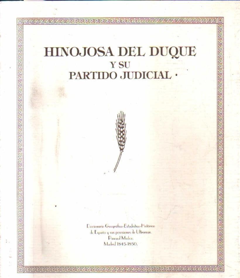 HINOJOSA DEL DUQUE Y SU PARTIDO JUDICIAL.