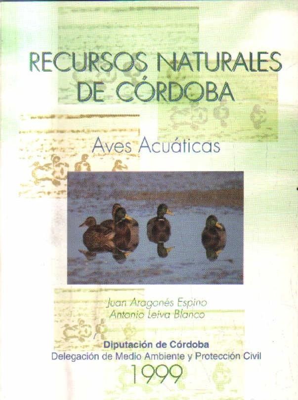 RECURSOS NATURALES DE CORDOBA. AVES ACUATICAS.