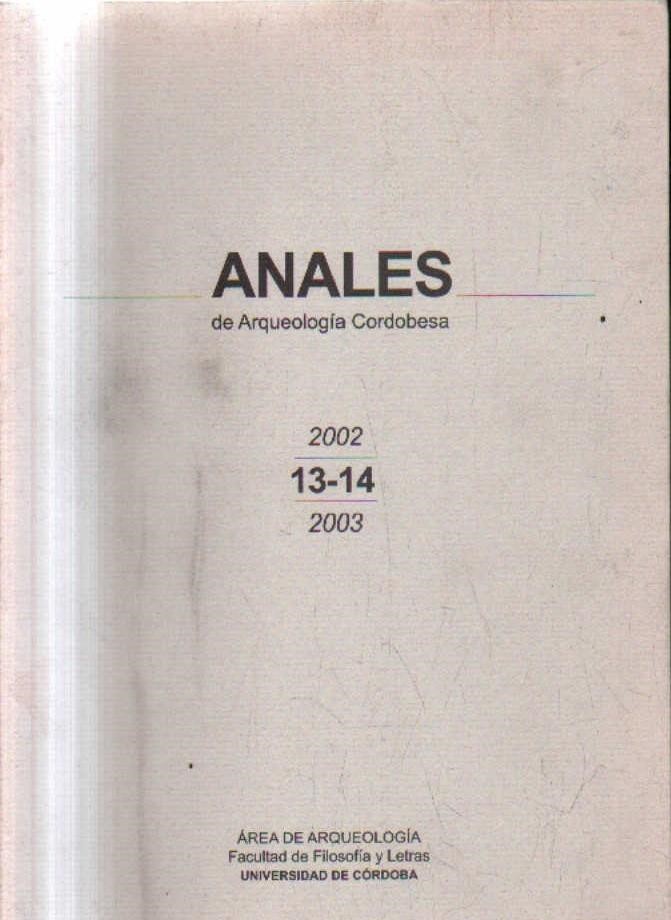 ANALES. Nº 13-14. 2002-2003.
