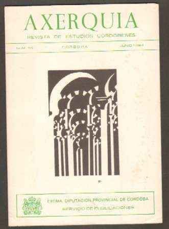 AXERQUIA. REVISTA DE ESTUDIOS CORDOBESES Nº10