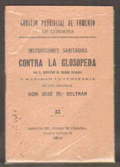 INSTRUCCIONES SANITARIAS CONTRA LA GLOSOPEDA