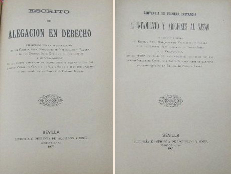 LA DEHESA DE LA CAÑADA LLANA. 1907. APUNTAMIENTO. ESCRITO DE ALEGACIÓN. ALEGACIÓN SOBRE CONDOMINIO