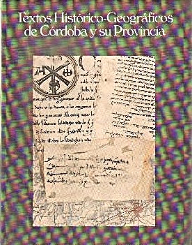 TEXTOS HISTÓRICO-GEOGRÁFICOS DE CÓRDOBA Y SU PROVINCIA