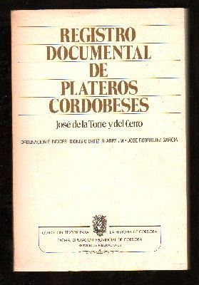 REGISTRO DOCUMENTAL DE PLATEROS CORDOBESES Nº 8.