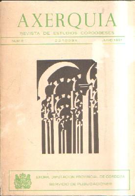 AXERQUIA. REVISTA DE ESTUDIOS CORDOBESES. NUM.2