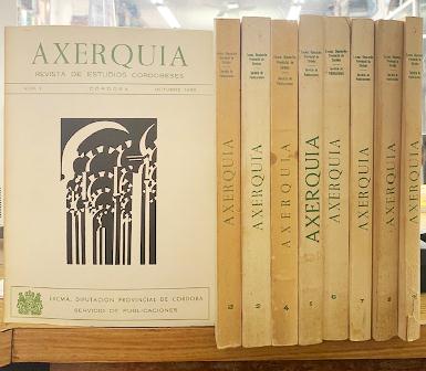 AXERQUIA. REVISTA DE ESTUDIOS CORDOBESES ( 9 REVISTAS)