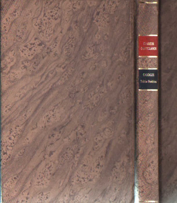 CLASICOS CASTELLANOS: FRANCISCO CASCALES, TABLAS POÉTICAS