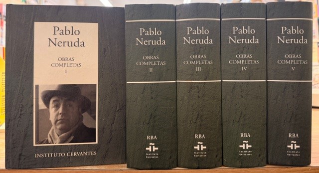 PABLO NERUDA, OBRAS COMPLETAS (5 TOMOS)