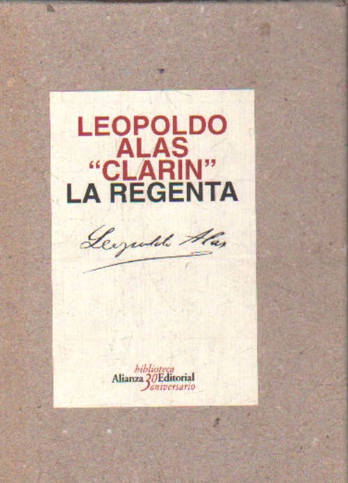LA REGENTA. BIBLIOTECA ALIANZA EDITORIAL 30 ANIVERSARIO