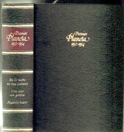 PREMIOS PLANETA 1952-1954.