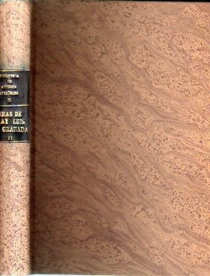 BIBLIOTECA DE AUTORES ESPAÑOLES.Nº8. OBRAS DE FRAY LUIS GRANADA. TOMO II.