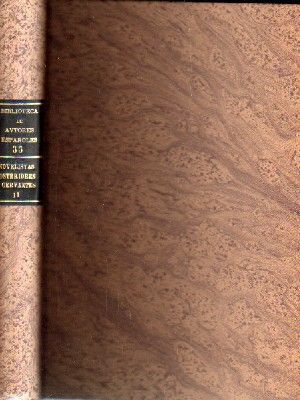 BIBLIOTECA DE AUTORES ESPAÑOLES.Nº 33. OBRA NOVELISTA POSTERIORES A CERVANTES TOMO II.