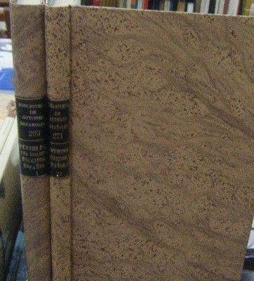 BIBLIOTECA DE AUTORES ESPAÑOLES. Nº 269 y 271.  2 TOMOS.