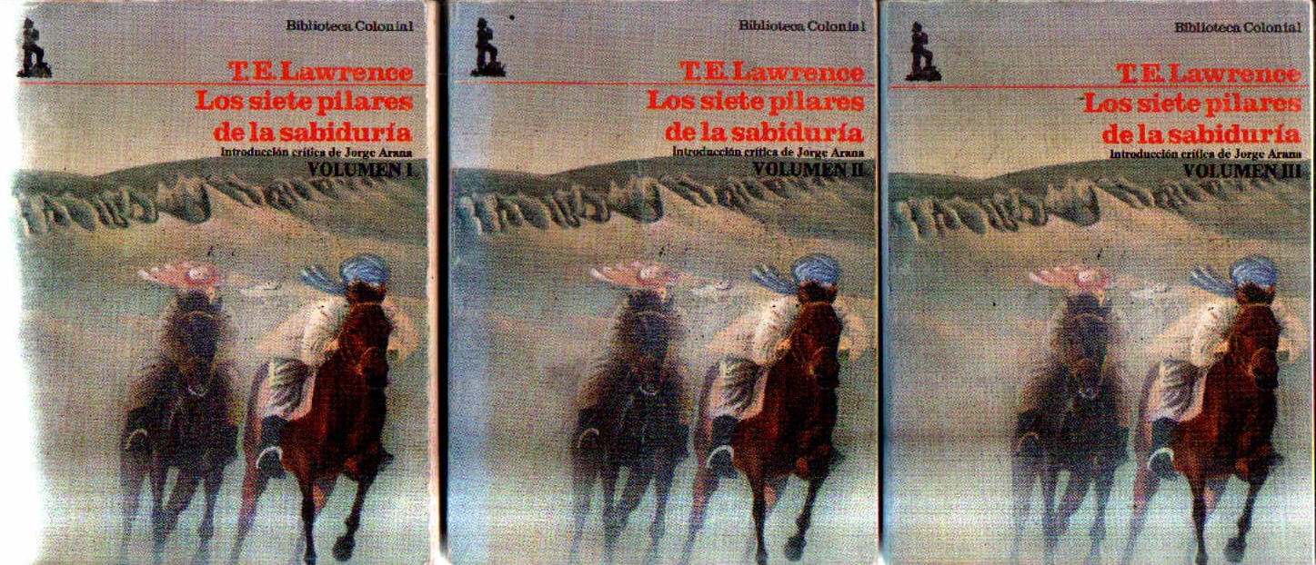 LOS SIETE PILARES DE LA SABIDURIA (3 TOMOS)