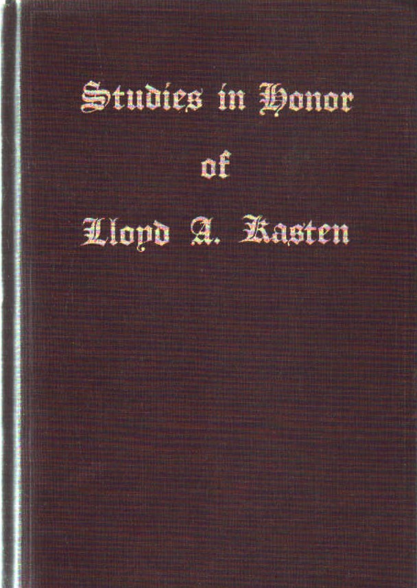 STUDIES IN HONOR OF LLOYD A. KASTEN