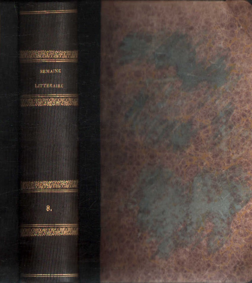SEMAINE LITTERAIRE DU CURRIER DES ETATS-UNIS. XIII SERIE. VOL. III.