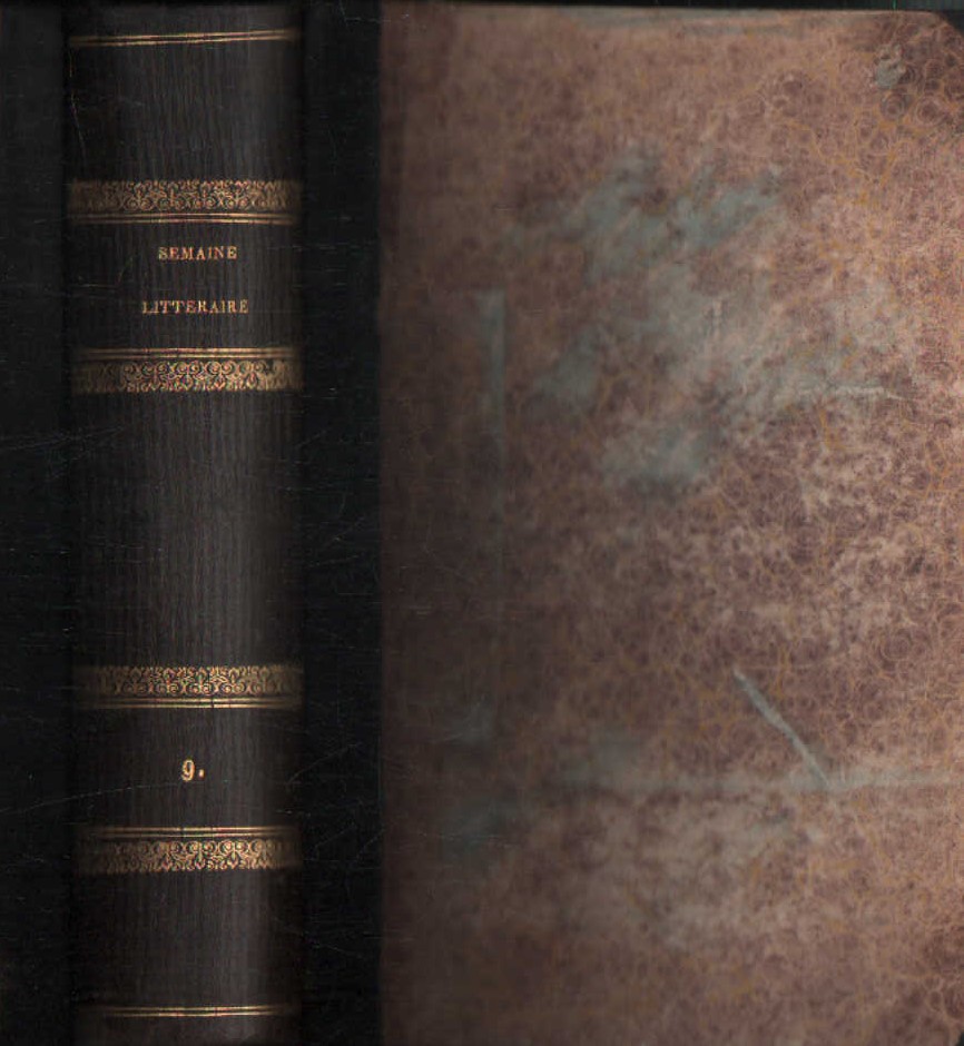 SEMAINE LITTERAIRE DU CURRIER DES ETATS-UNIS. MEMOIRES D'UN MEDECIN…