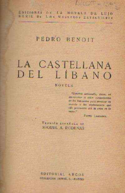 LA CASTELLANA DEL LIBANO