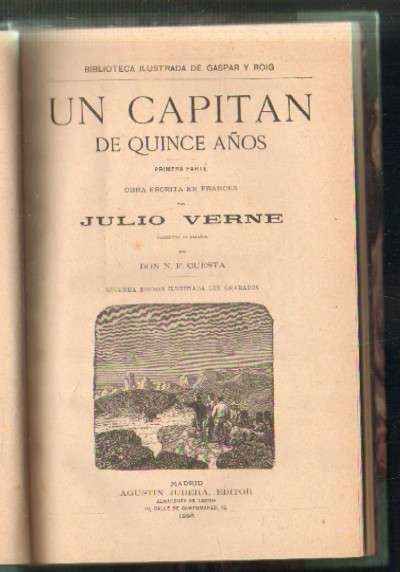UN CAPITÁN DE QUINCE AÑOS. 2 PARTES EN UN VOLUMEN