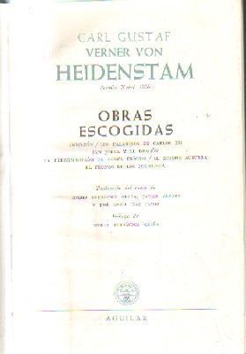 OBRAS ESCOGIDAS.VERNER VON HEIDENSTAM.