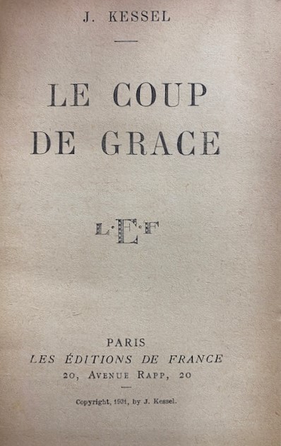 LE COUP DE GRACE