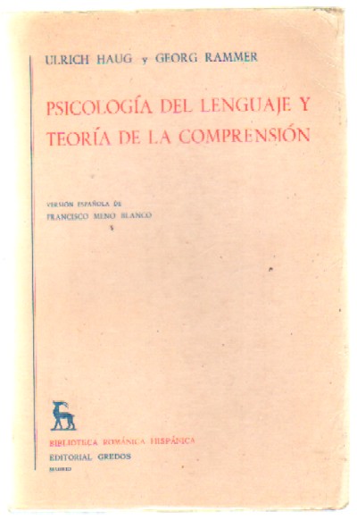 PSICOLOGIA DEL LENGUAJE Y TEORIA DE LA COMPRENSION