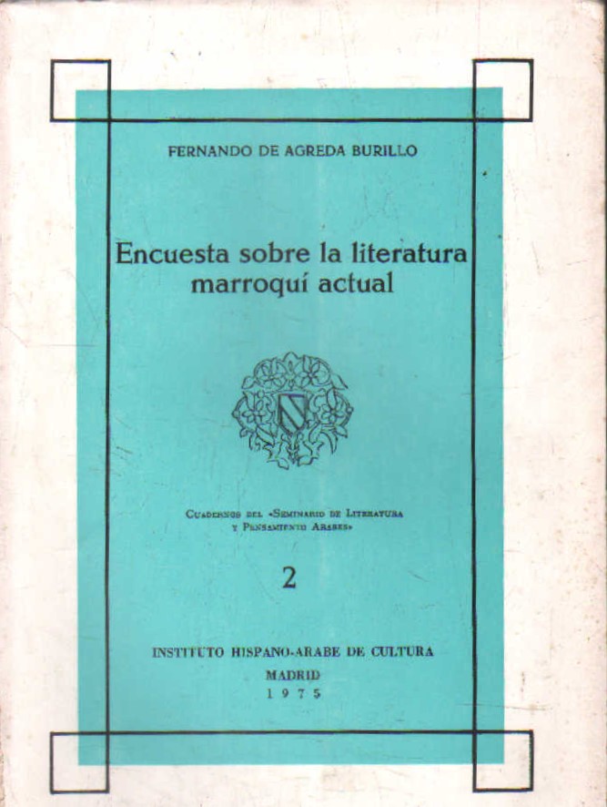 ENCUESTA SOBRE LA LITERATURA MARROQUI ACTUAL