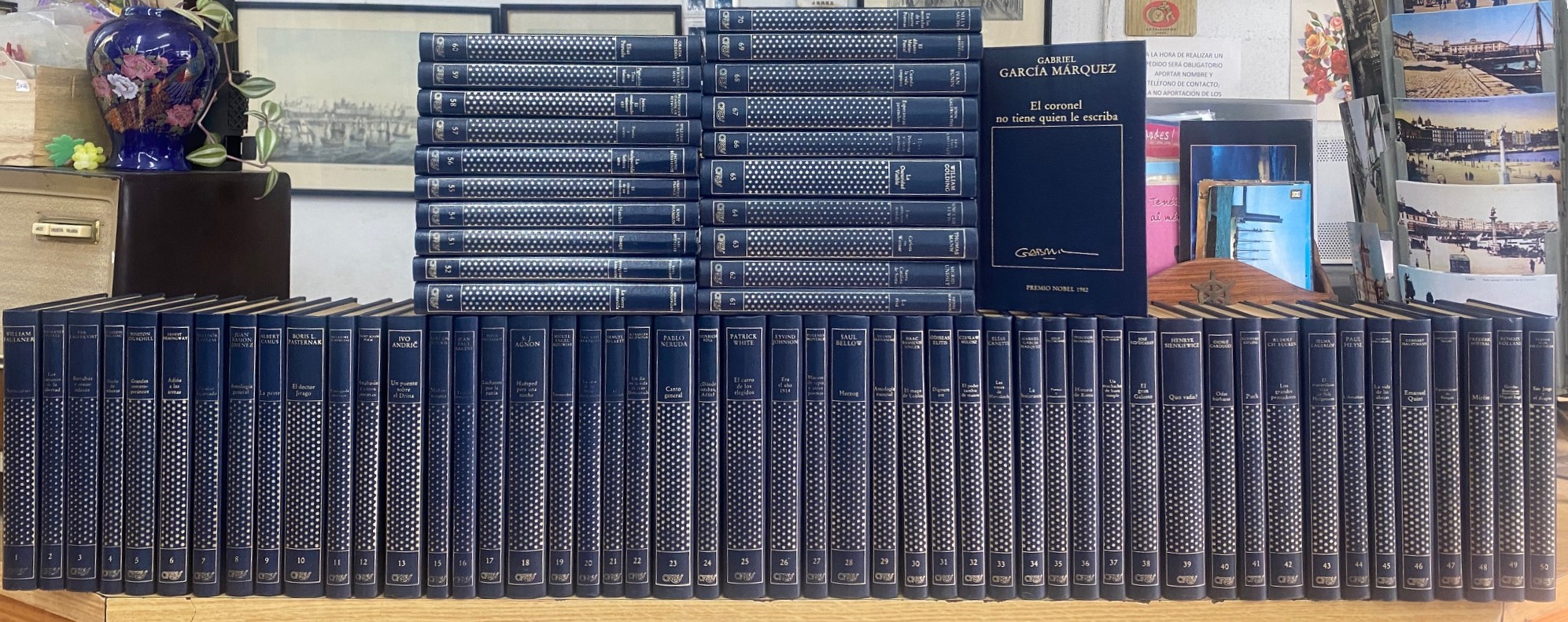 COLECCIÓN PREMIOS NOBEL ORBIS (70 TOMOS)