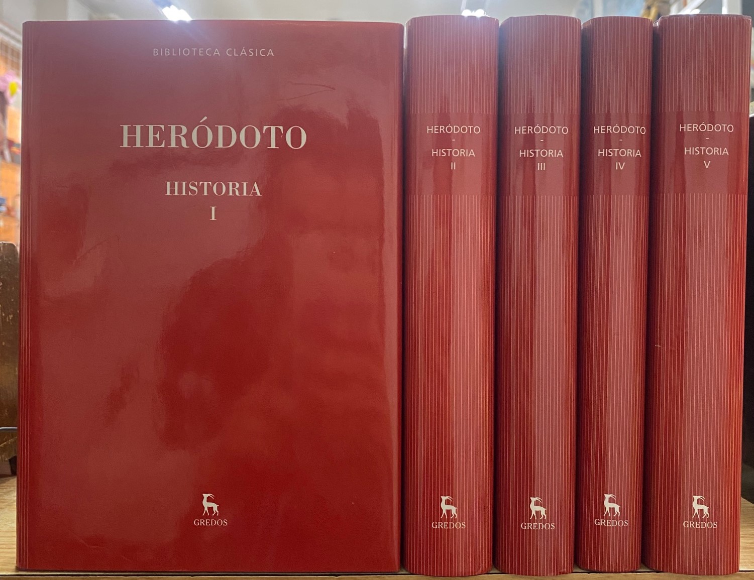 HISTORIA (5 TOMOS). BIBLIOTECA CLÁSICA GREDOS