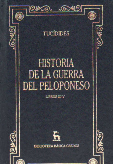HISTORIA DE LA GUERRA DEL PELOPONESO LIBROS III-IV