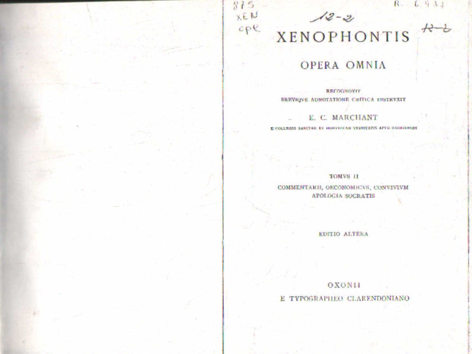 SENOPHONTIS OPERA OMNIA