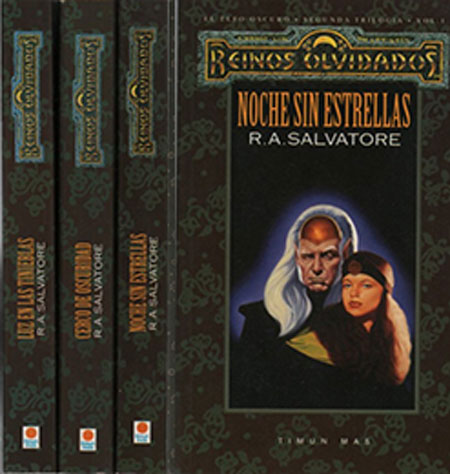 REINOS OLVIDADOS. EL ELFO OSCURO SEGUNDA TRIOLOGIA (3 TOMOS)   SALVATORE, R.A.